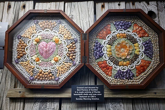 Mosaïque au musée du coquillage