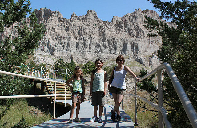 Randonnée dans les badlands