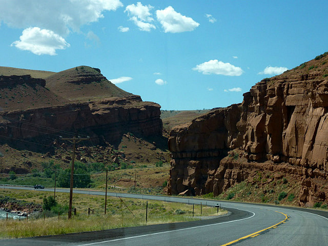 Près de Dubois, sur la route 26