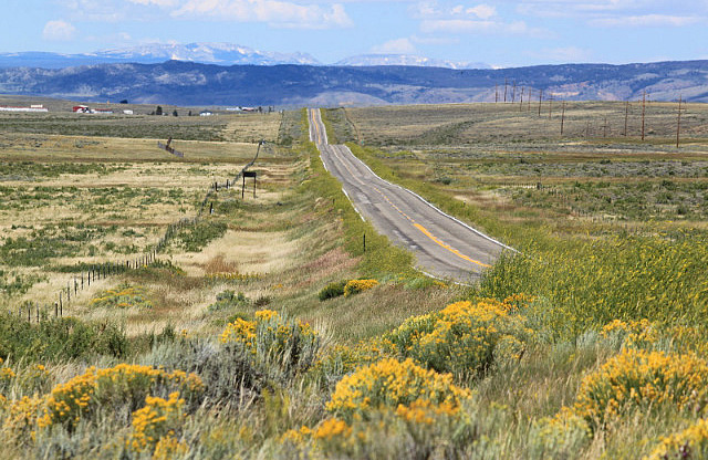 Et seuls sur la route au Colorado