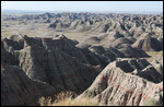 Randonnée dans les badlands