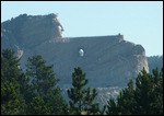 Monument de Crazy Horse, en cours de construction