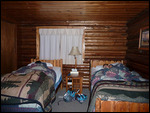 Dans le confort de notre wood log cabin