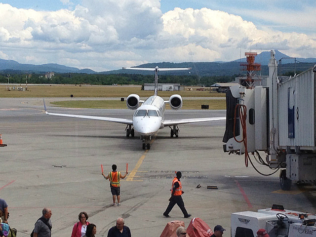 Notre avion pour Washington