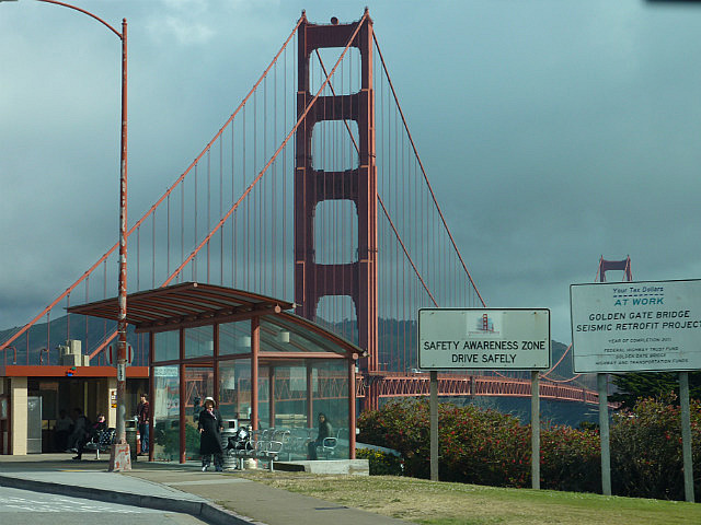 En approche du Golden Gate