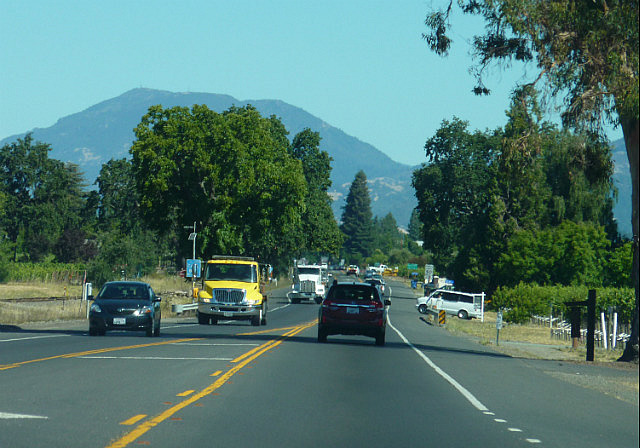 En route dans la vallée de Napa