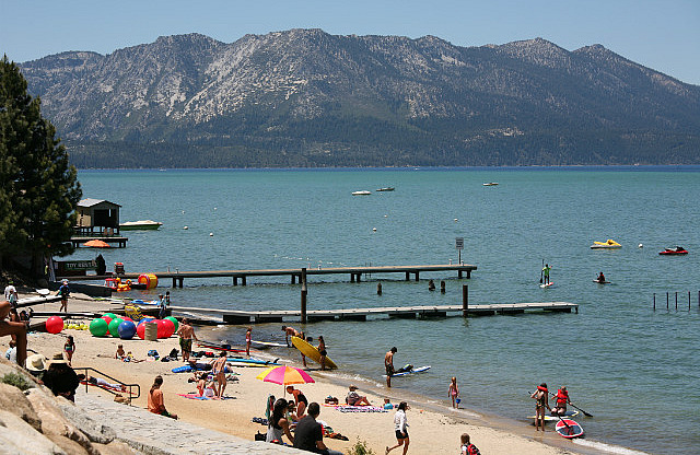 Plage du lac Tahoe (plage de l'Eldorado)