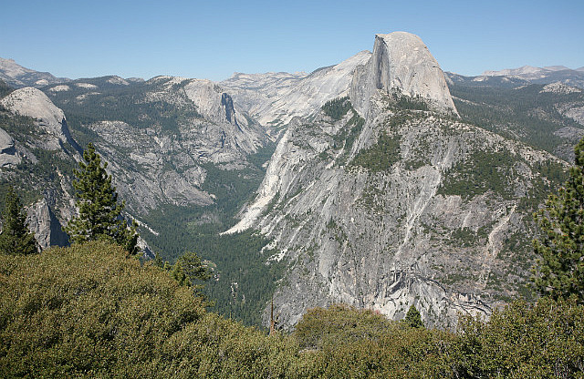 Half Dome vue de Glacier Point