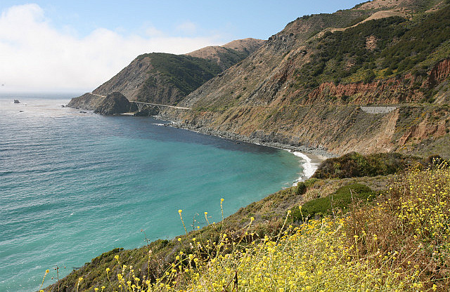 Highway 1 près de Big Sur