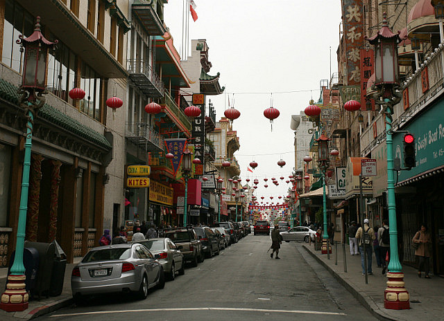 Grant avenue dans le Chinatown