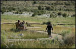 Boardwalk au Mono Lake