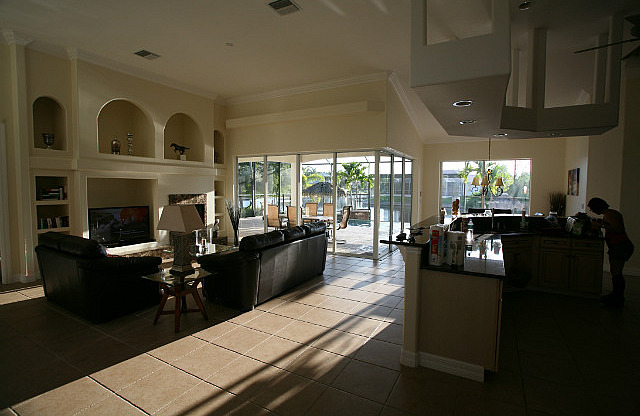 Salon et cuisine