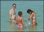 Chasse au coquillage à la plage de Bonita Spring