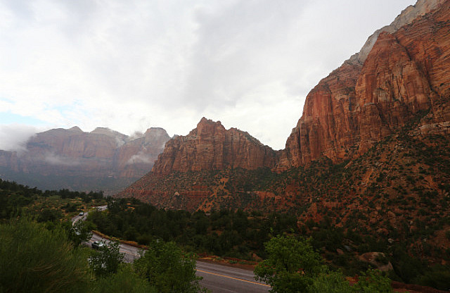 Vue de canyon junction à partir de la scenic road