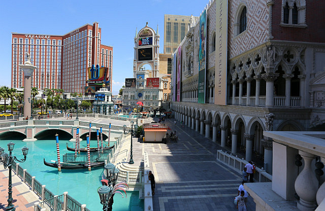 Façade de l'hôtel The Venetian