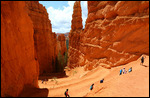 Ascencion de la Navajo loop trail