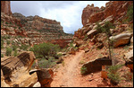 Capitol Reef Trail vers Cassidy arch