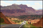 À l'entrée de Capitol Reef