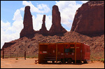 Tree sisters et un stand Navajo