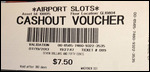J'ai gagné 7.50$ à l'aéroport