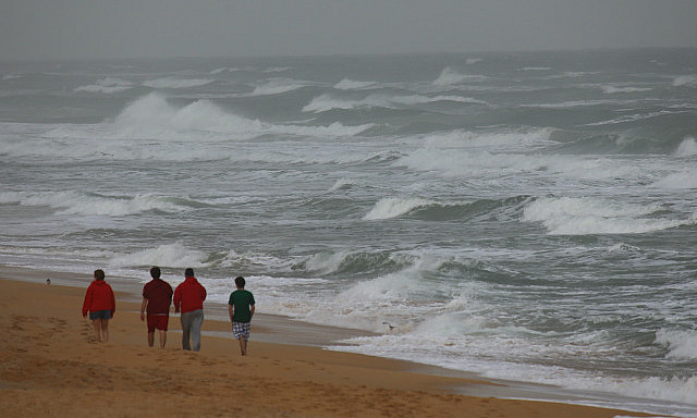 La mer est mouvementé pour Noël