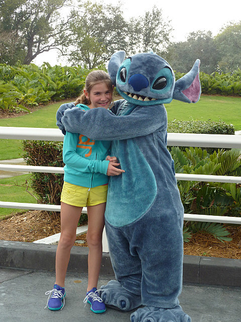 Sandrine a toujours son préféré...  Stich!