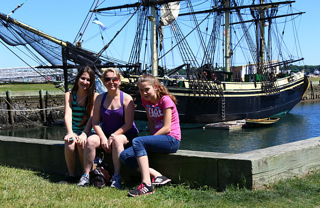 Les filles à Dennis Conner's North Cove