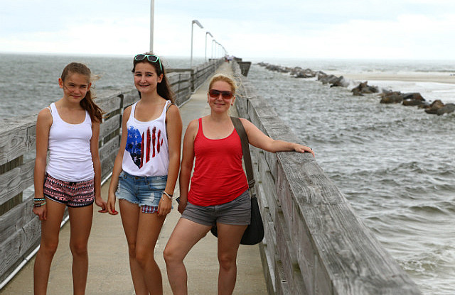 Marche sur le Pier du state park