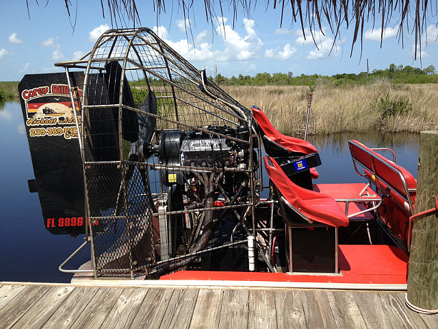 Motorisation airboat