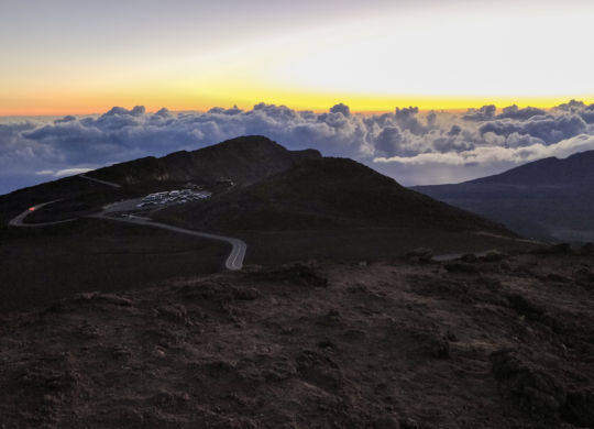 Vue du tourist center au sommet du Haleakala